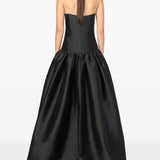 Abito asimmetrico Thara in nero Costarellos - donna 
