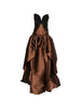 Costarellos Brown Embellished Tiered Gown - Women