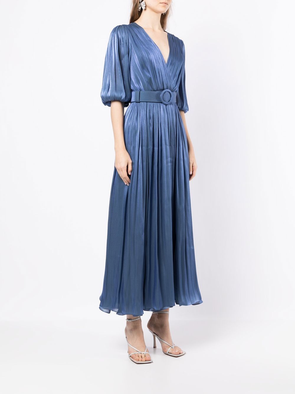 Abito Breannie con design satinato in blu Costarellos - donna 