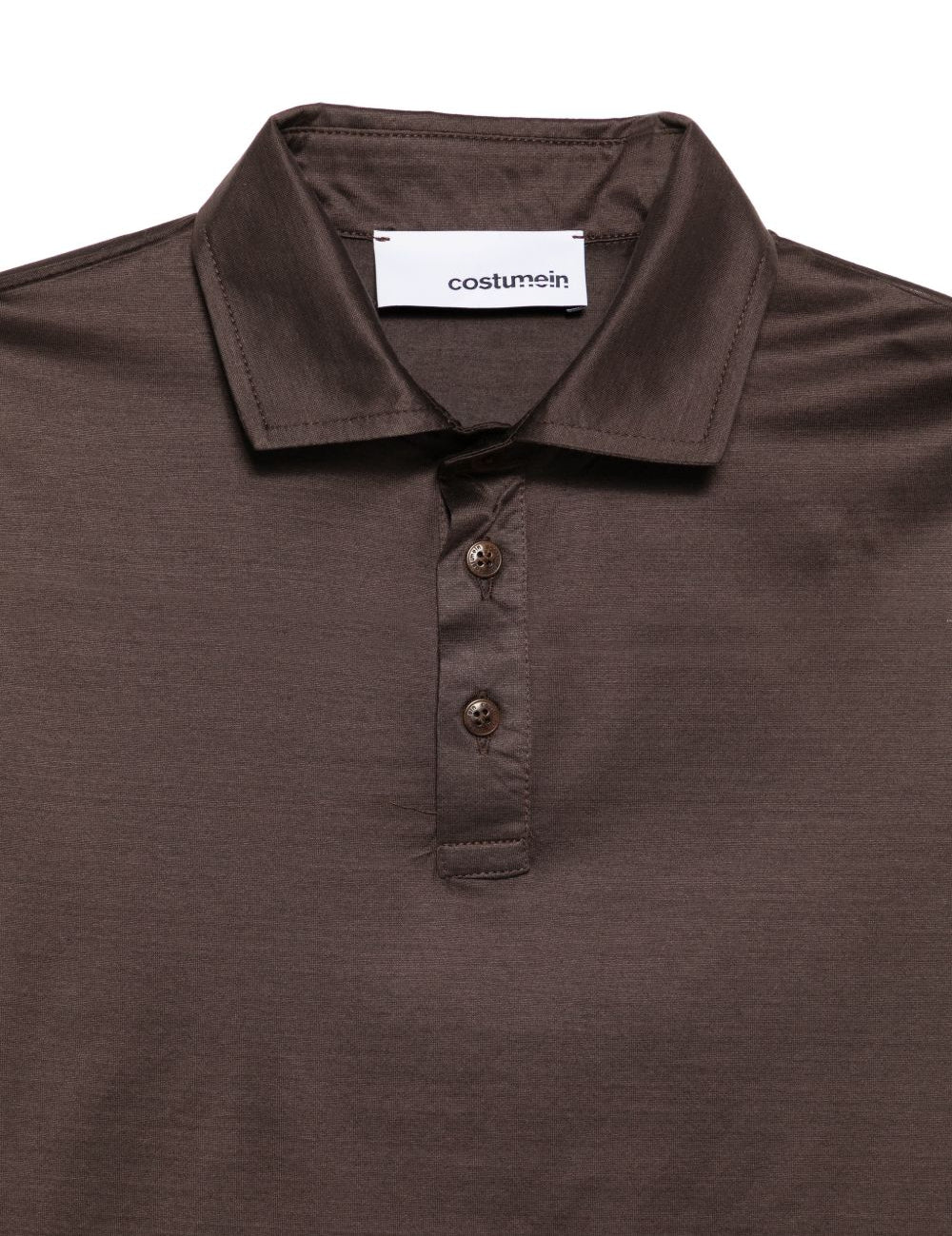 Polo a maniche corte in marrone Costumein - uomo 