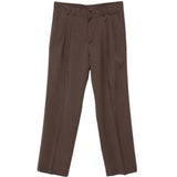 Pantaloni Norrie a gamba dritta con pieghe in marrone Costumein - uomo 