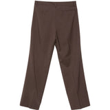 Pantaloni Norrie a gamba dritta con pieghe in marrone Costumein - uomo 
