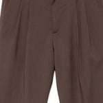 Pantaloni Norrie a gamba dritta con pieghe in marrone Costumein - uomo 