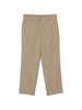 Men's Costumein straight-leg trousers in beige
