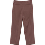 Pantaloni in lana alain in marrone Costumein - uomo 