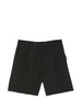 Men's Tony pleated shorts with elasticated waist in black by Costumein