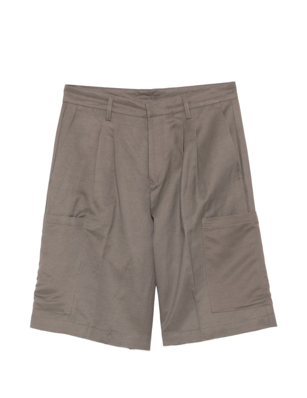 Pantaloncini cargo con pieghe in grigio Costumein - uomo 