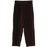 Pantaloni con vita elasticizzata in marrone Costumein - uomo 