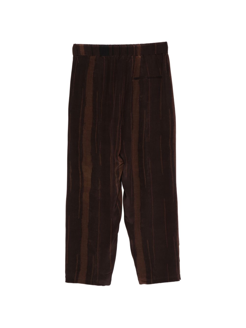 Pantaloni con vita elasticizzata in marrone Costumein - uomo 