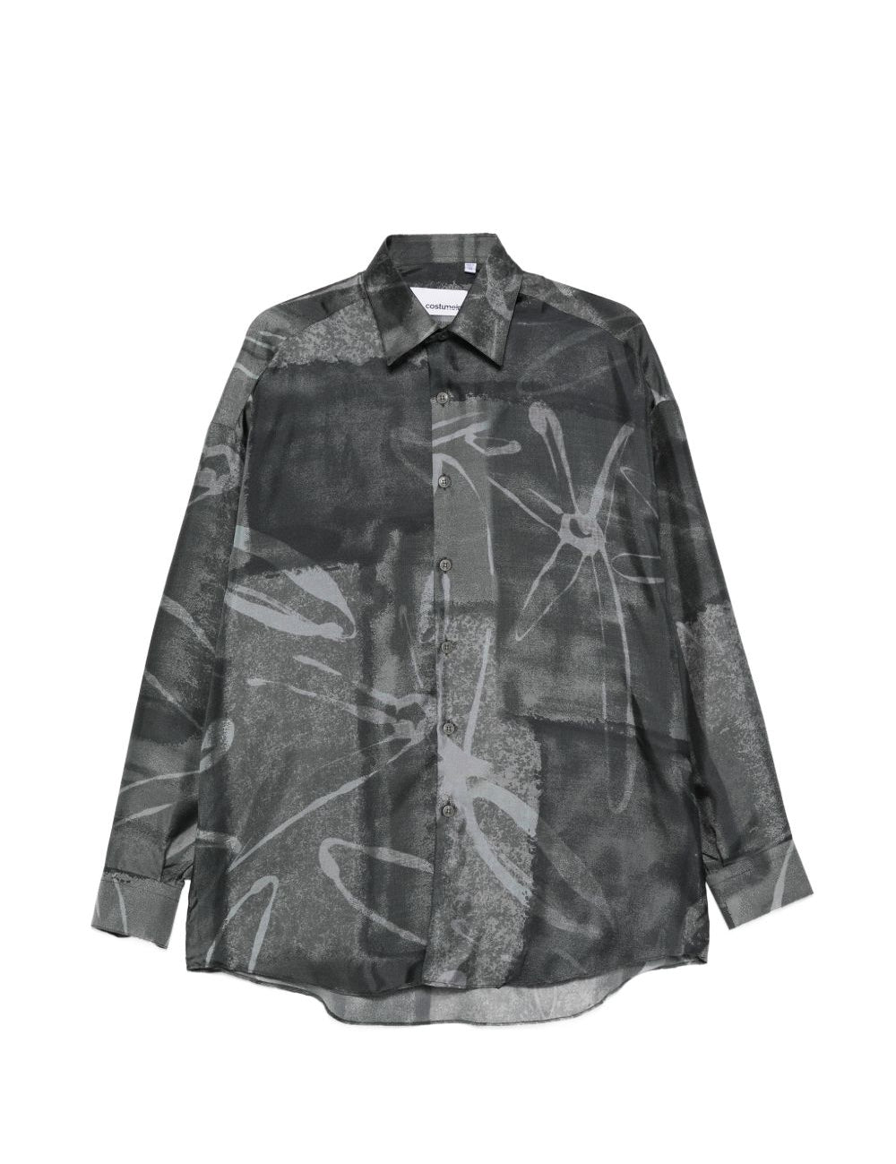 Camicia valentino con stampa multicolor costumein - uomo 
