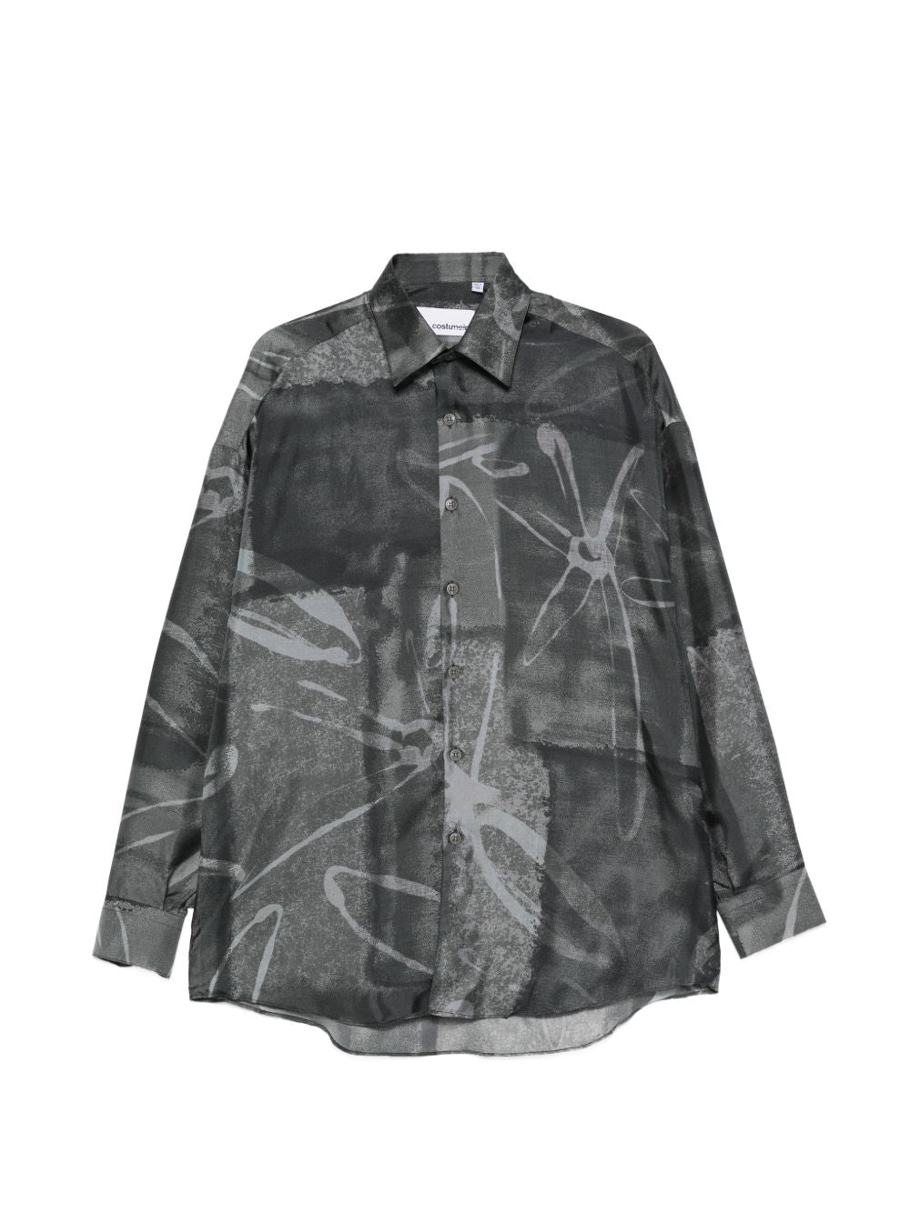 Camicia valentino con stampa multicolor costumein - uomo 