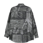 Camicia valentino con stampa multicolor costumein - uomo 