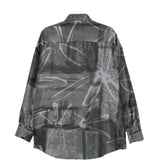 Camicia valentino con stampa multicolor costumein - uomo 