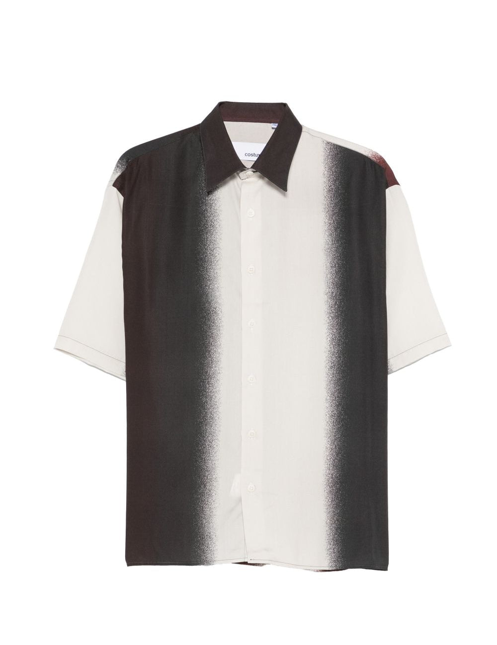 Camicia a maniche corte con stampa grafica multicolore Costumein - uomo 