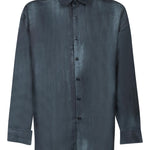 Camicia con bottoni in blu Costumein - uomo 