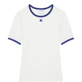 T-shirt con logo in bianco Courrèges - donna 
