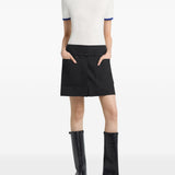 T-shirt con logo in bianco Courrèges - donna 