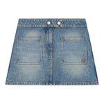 Minigonna in denim blu Courrèges - donna 