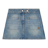 Minigonna in denim blu Courrèges - donna 