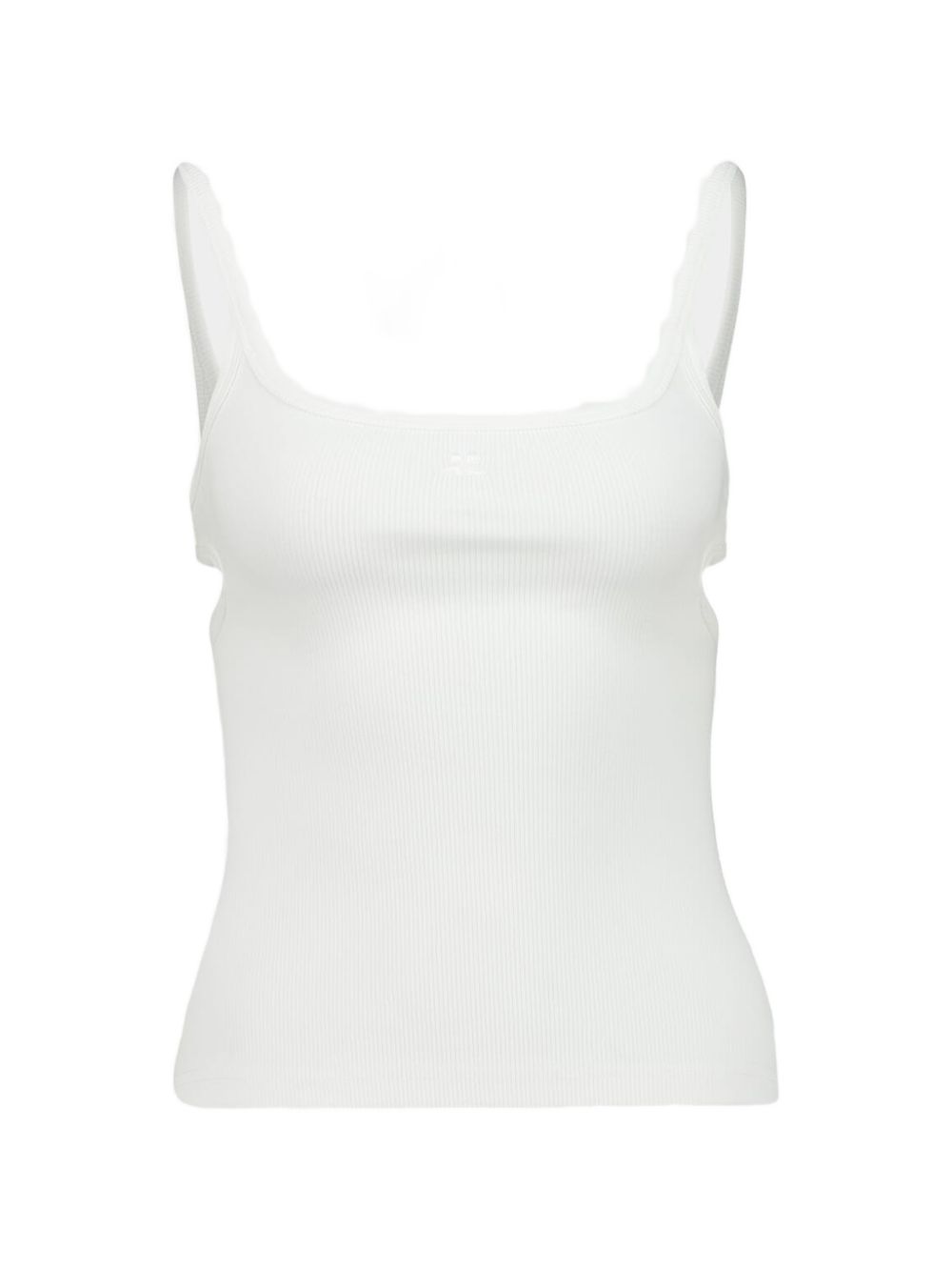 Canotta con dettagli cut-out in bianco Courrèges - donna 