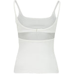 Canotta con dettagli cut-out in bianco Courrèges - donna 