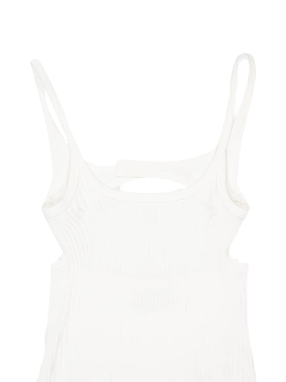 Canotta con dettagli cut-out in bianco Courrèges - donna 