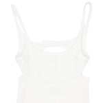 Canotta con dettagli cut-out in bianco Courrèges - donna 