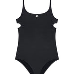 Costume da bagno con cut-out in nero Courrèges - donna 