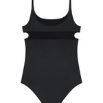 Costume da bagno con cut-out in nero Courrèges - donna 