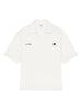 Polo con logo in bianco Courrèges - donna