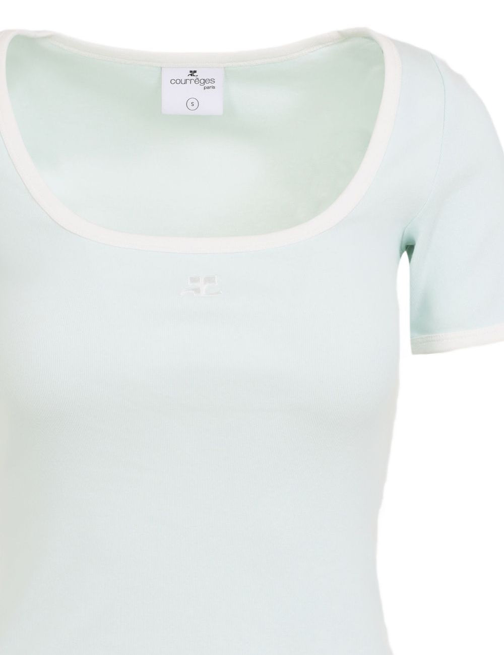Abito con scollo quadrato in azzurro Courrèges - donna 