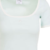 Abito con scollo quadrato in azzurro Courrèges - donna 