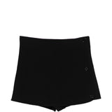 Pantaloncini con logo ricamato in bianco Courrèges - donna 