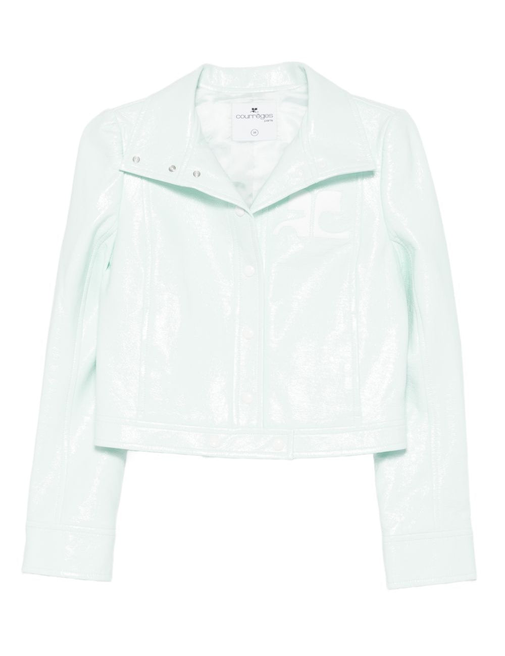 Giacca Reedition Vinyl in verde Courrèges - donna 