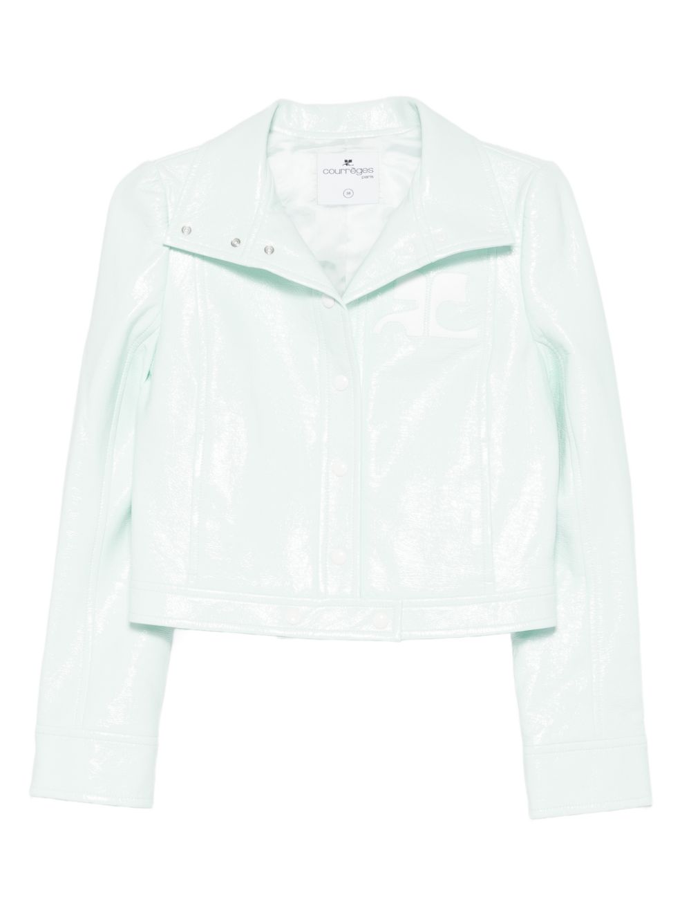 Giacca Reedition Vinyl in verde Courrèges - donna 