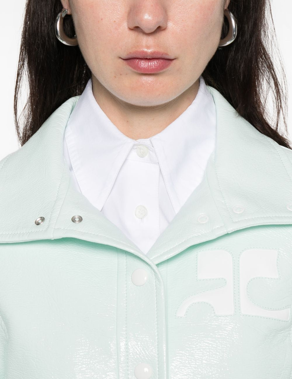 Giacca Reedition Vinyl in verde Courrèges - donna 