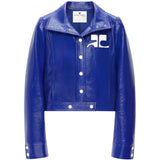 Giacca Reedition Vinyl in blu Courrèges - donna 