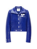 Reedition Vinyl Jacket in Courrèges blue - women