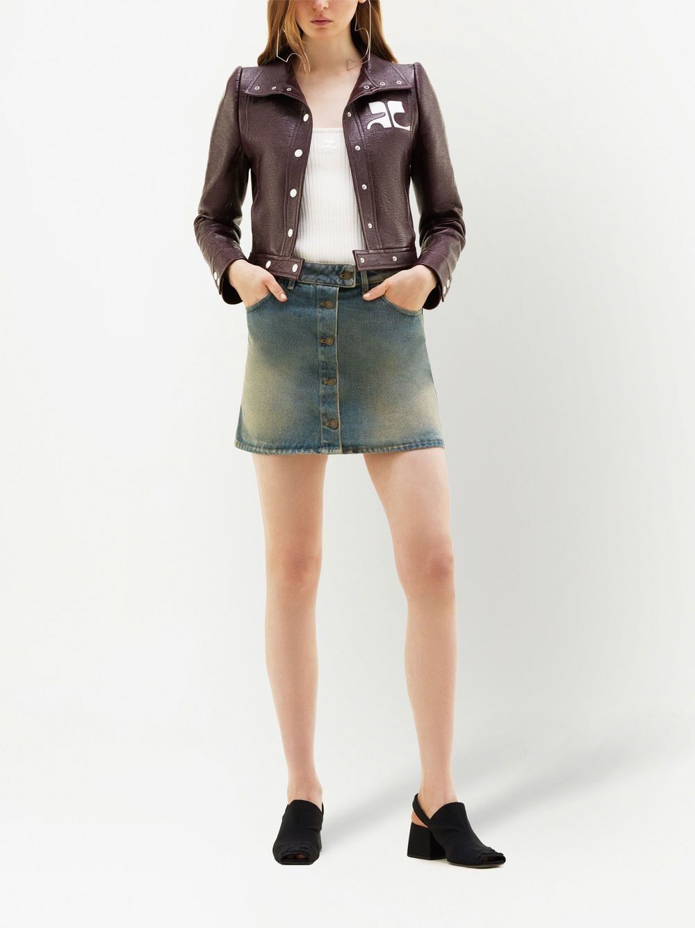 Giacca Reedition  in marrone Courrèges - donna 
