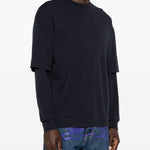 T-shirt a maniche lunghe in blu Darkpark - uomo 