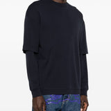 T-shirt a maniche lunghe in blu Darkpark - uomo 