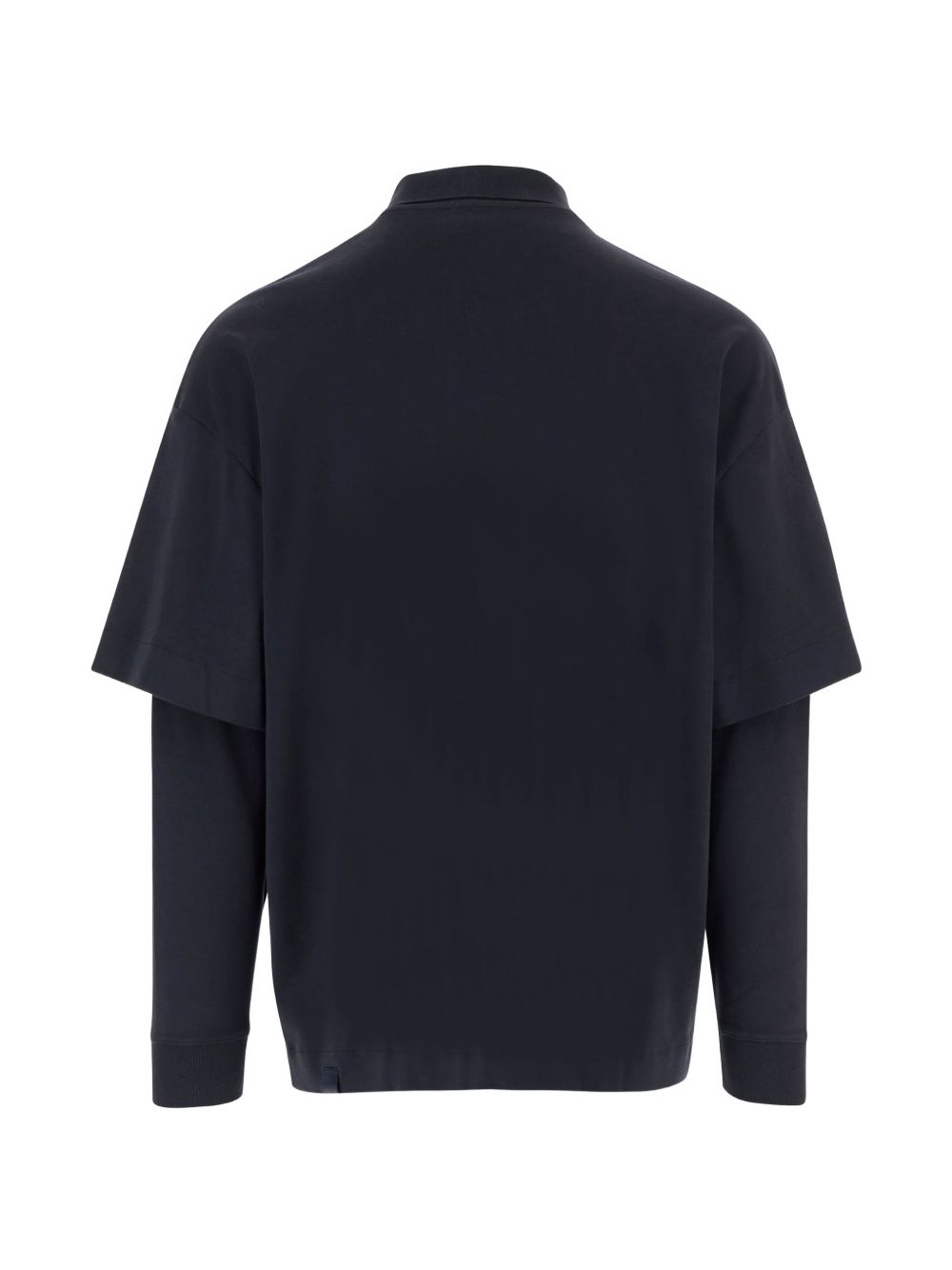 Polo zack con design a strati in nero  Darkpark - uomo 
