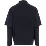 Polo zack con design a strati in nero  Darkpark - uomo 