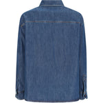 Camicia denim con tasca applicata keanu in blu Darkpark - uomo 