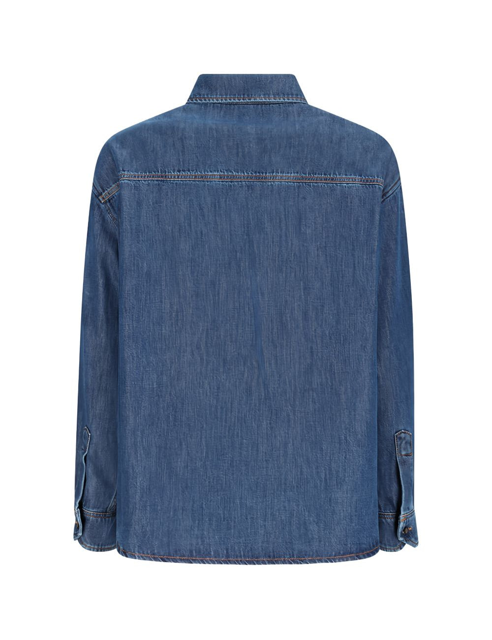 Camicia denim con tasca applicata keanu in blu Darkpark - uomo 
