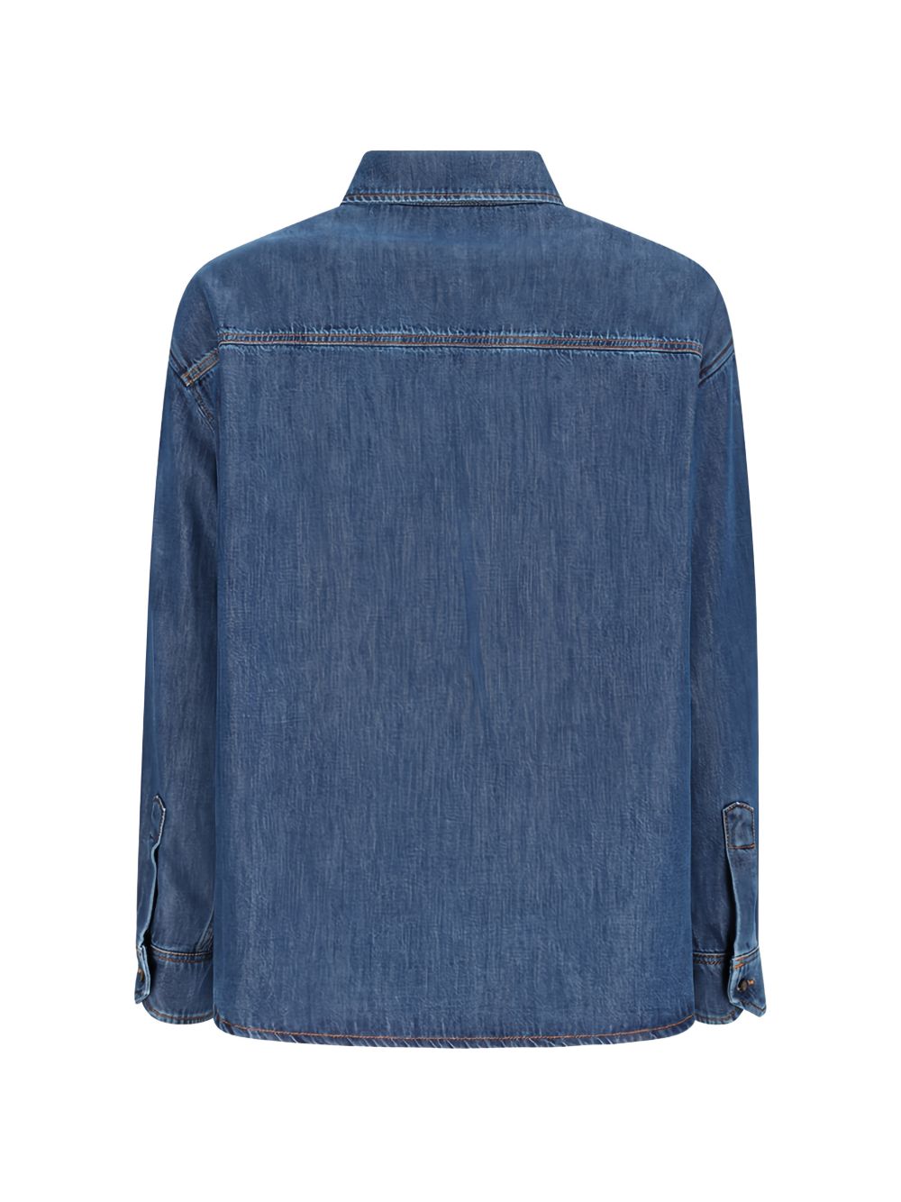 Camicia denim con tasca applicata keanu in blu Darkpark - uomo 