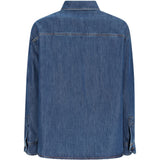 Camicia denim con tasca applicata keanu in blu Darkpark - uomo 