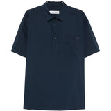 Polo a maniche corte in blu Darkpark - uomo 