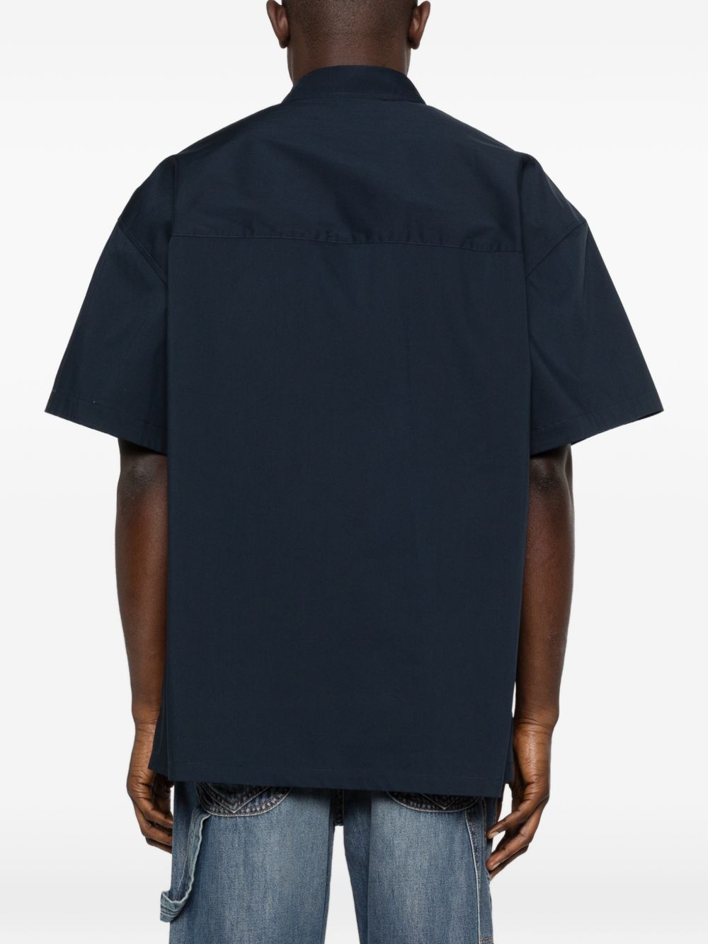 Polo a maniche corte in blu Darkpark - uomo 