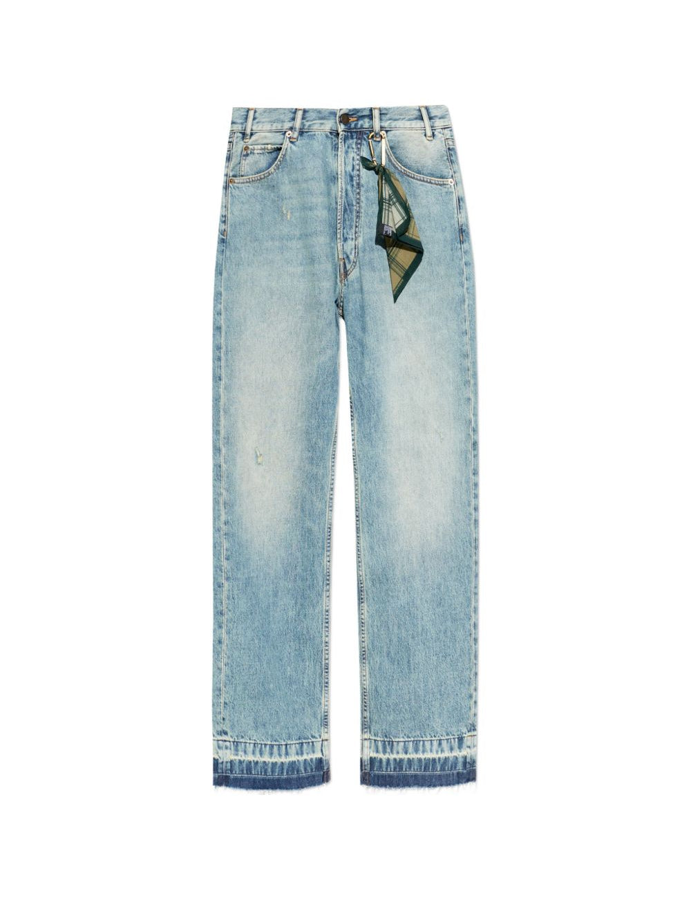Jeans con bottoni sfilacciati in blu Darkpark - uomo 